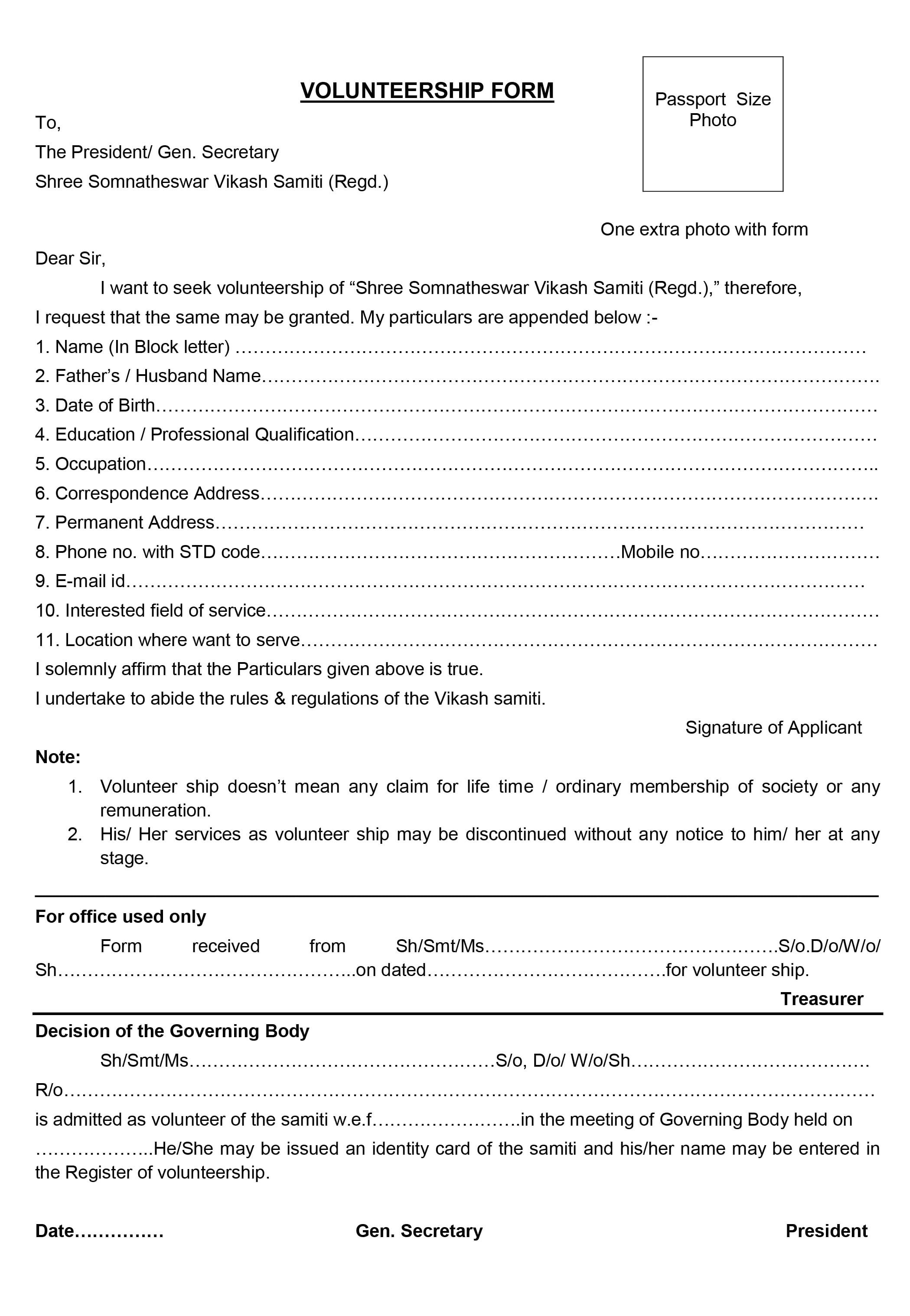 Membership-Form